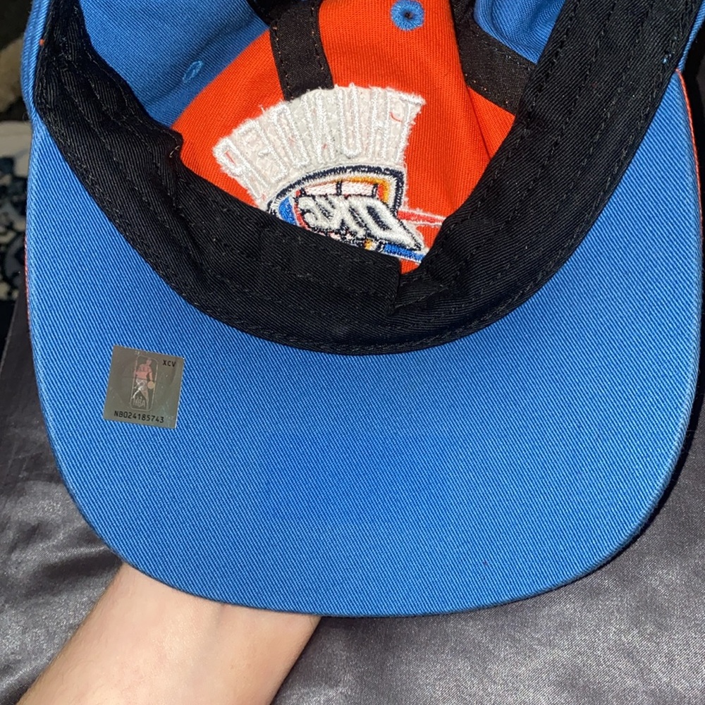 🛍️NWT Oklahoma City Thunder Blue and Orange hat! - Picture 5 of 6